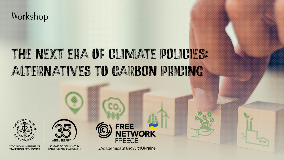 Carbon credit concept. Tradable certificate to drive industry and company in the direction of low emissions in efficiency cost. Wooden cubes with CO2, US dollars and carbon offsetting solution icons.